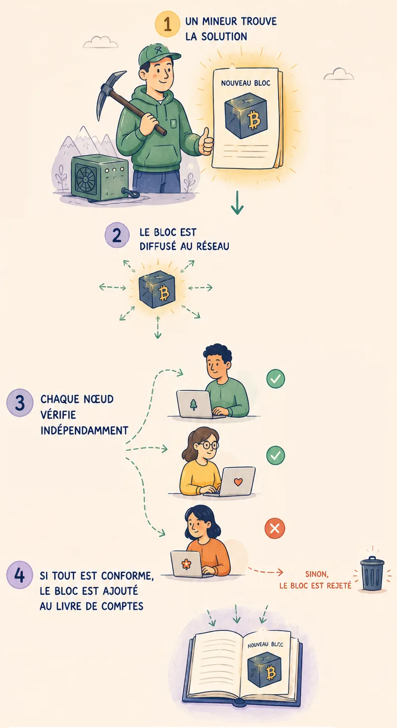 Nœuds simples et nœuds-mineurs travaillant en synergie